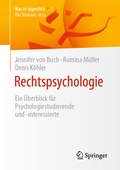 Cover: Rechtspsychologie - Springer