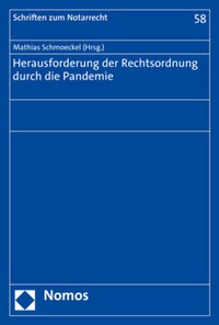 Abbildung von: Herausforderung der Rechtsordnung durch die Pandemie - Nomos