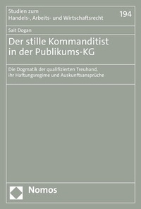 Abbildung von: Der stille Kommanditist in der Publikums-KG - Nomos