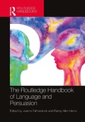 Cover: The Routledge Handbook of Language and Persuasion - Routledge
