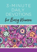 Cover: 3-Minute Daily Devotions for Busy Women - Barbour Publishing