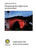 Cover: Protecting the night-time environment - Chartered Institution of Building Services Engineers