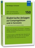 Cover: Elektrische Anlagen auf Campingpl&auml;tzen und in Caravans - VDE Verlag