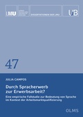 Cover: Durch Spracherwerb zur Erwerbsarbeit? - Georg Olms Verlag
