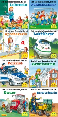 Abbildung von: Pixi-8er-Set 281: Tolle Berufe bei Pixi (8x1 Exemplar) - Carlsen