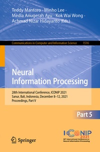 Enlarge image Cover: Neural Information Processing - Springer