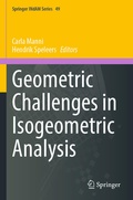 Cover: Geometric Challenges in Isogeometric Analysis - Springer