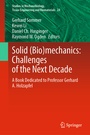 Cover: Solid (Bio)mechanics: Challenges of the Next Decade - Springer