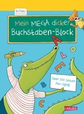 Cover: Schlau f&uuml;r die Schule: Mein MEGA dicker Buchstaben-Block - Carlsen