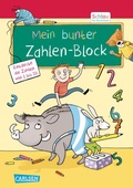 Cover: Schlau f&uuml;r die Schule: Mein bunter Zahlen-Block - Carlsen
