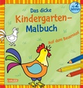 Cover: Ausmalbilder f&uuml;r Kita-Kinder: Das dicke Kindergarten-Malbuch: Auf dem Bauernhof - Carlsen