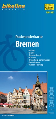 Abbildung von: Radwanderkarte Bremen RW-HB1 - Esterbauer