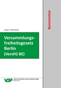 Bild: Versammlungsfreiheitsgesetz Berlin (VersFG BE) - Deutsche Polizeiliteratur