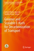 Cover: Greener and Scalable E-fuels for Decarbonization of Transport - Springer