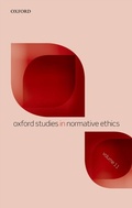 Cover: Oxford Studies in Normative Ethics Volume 11 - OUP eBook