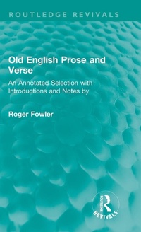 Enlarge image Cover: Old English Prose and Verse - Routledge