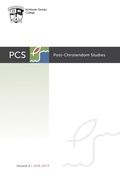 Cover: Post-Christendom Studies: Volume 3 - Wipf and Stock Publishers