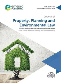 Abbildung von: Property interests and the environment in Outer Space - Emerald Publishing Limited