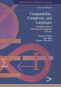 Enlarge image Cover: Computability, Complexity, and Languages - Morgan Kaufmann