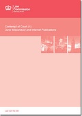 Cover: Contempt of court (1) - TSO