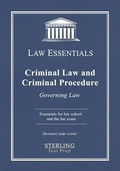 Cover: Criminal Law and Criminal Procedure, Law Essentials - Sterling Education