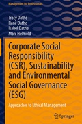 Cover: Corporate Social Responsibility (CSR), Sustainability and Environmental Social Governance (ESG) - Springer