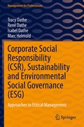 Cover: Corporate Social Responsibility (CSR), Sustainability and Environmental Social Governance (ESG) - Springer