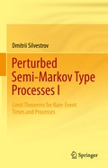 Cover: Perturbed Semi-Markov Type Processes I - Springer