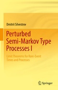 Cover: Perturbed Semi-Markov Type Processes I - Springer