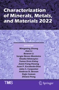Cover: Characterization of Minerals, Metals, and Materials 2022 - Springer