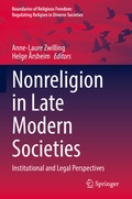 Cover: Nonreligion in Late Modern Societies - Springer