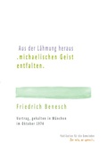 Cover: Aus der L&auml;hmung heraus .michaelischen Geist entfalten. - epubli