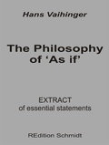 Cover: The Philosophy of 'As if' - BoD - Books on Demand