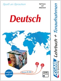 Abbildung von: ASSiMiL Gjermanishtja - Deutschkurs in albanischer Sprache - Audio-Sprachkurs - Niveau A1- B2 - ASSiMiL