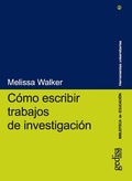 Cover: C&oacute;mo escribir trabajos de investigaci&oacute;n - Gedisa Editorial