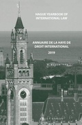 Cover: Hague Yearbook of International Law / Annuaire de La Haye de droit international, Vol. 32 (2019) - Martinus Nijhoff