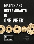 Cover: Matrix And Determinants In One Week - Vineeth Remanan