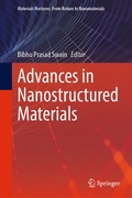 Cover: Advances in Nanostructured Materials - Springer
