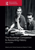 Cover: The Routledge Companion to Accounting History - Routledge
