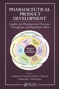 Cover: Pharmaceutical Product Development - CRC Press