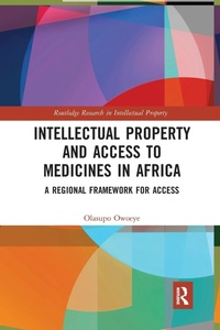 Abbildung von: Intellectual Property and Access to Medicines in Africa - Routledge