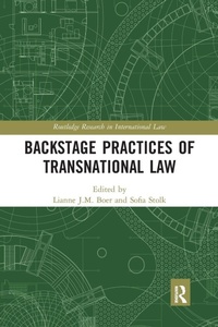 Abbildung von: Backstage Practices of Transnational Law - Routledge