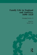 Cover: Family Life in England and America, 1690-1820, vol 4 - Routledge