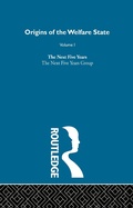 Cover: Origins of the Welfare State V1 - Routledge