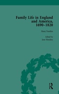 Cover: Family Life in England and America, 1690-1820, vol 1 - Routledge