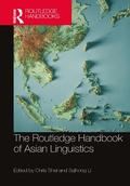Cover: The Routledge Handbook of Asian Linguistics - Routledge