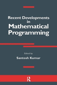 Abbildung von: Recent Developments in Mathematical Programming - CRC Press