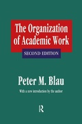 Cover: The Organization of Academic Work - Routledge