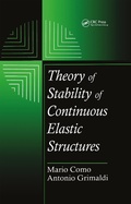 Cover: Theory of Stability of Continuous Elastic Structures - CRC Press