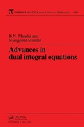Cover: Advances in Dual Integral Equations - Routledge